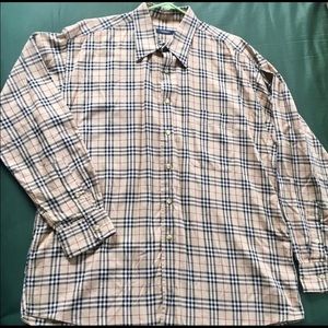 Men’s Burberry Long Sleeve Button Up